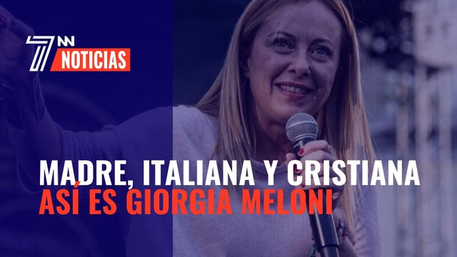 Madre, italiana y cristiana : así es Giorgia Meloni