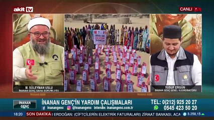 İnanan Genç'in yardım faaliyetleri