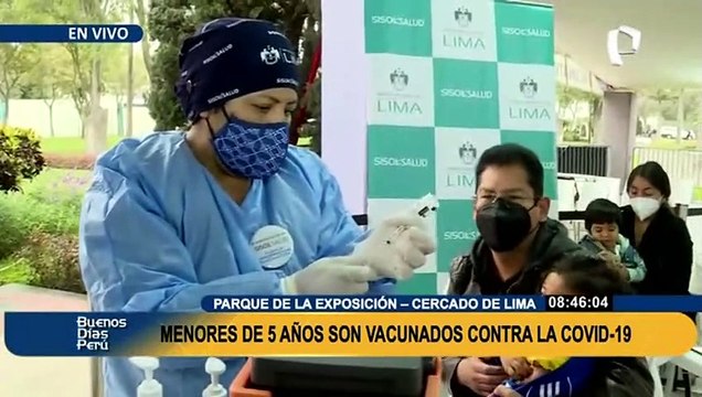 Menores de 5 años son vacunados contra la Covid-19: ¿Cuáles son los vacunatorios?