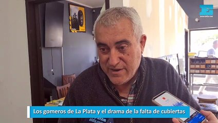 Los gomeros de La Plata y el drama de la falta de cubiertas