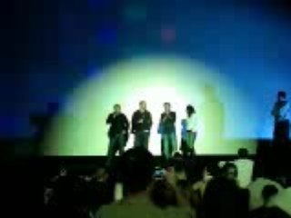 Dubosc en direct à l'avant première disco