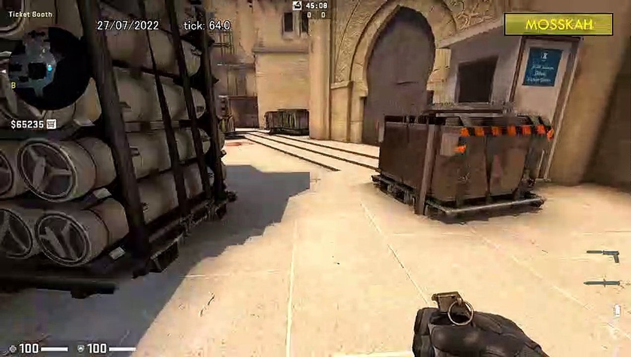 How to Smoke T Ramp on Mirage, option 2 - CSGO