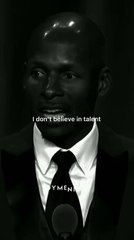 "Self-belief and hard work will always earn you success. "