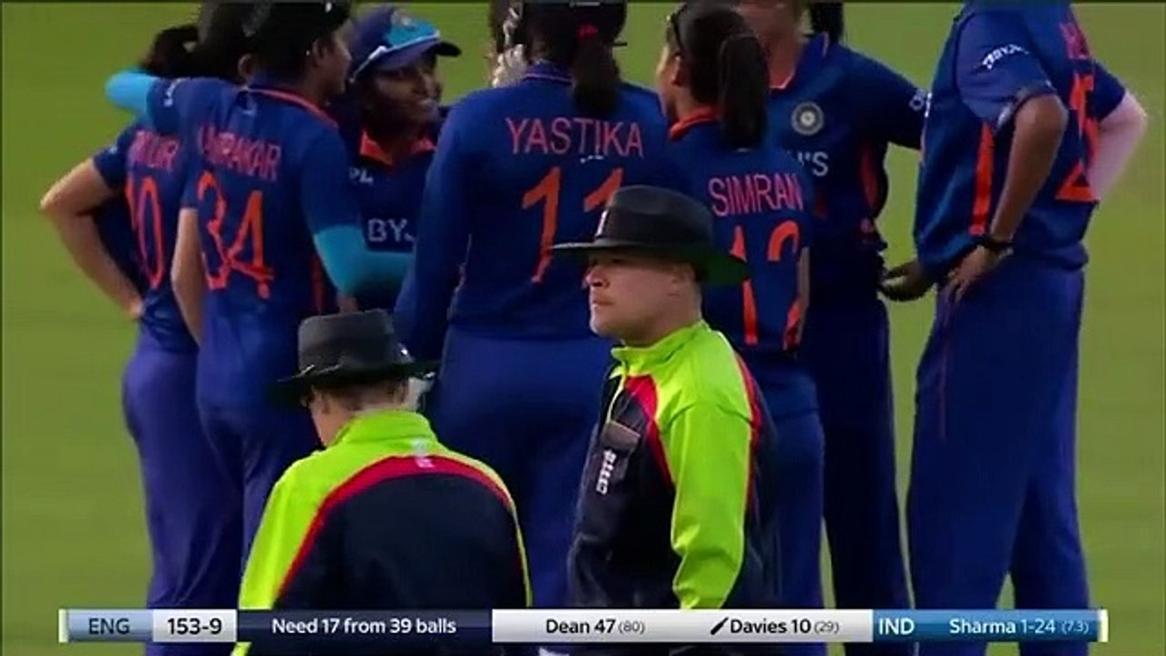 Ind vs Eng Match women game | Deepti Sharma's controversial Mankad