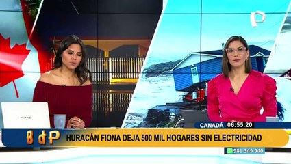Huracán Fiona: deja a medio millón de hogares sin electricidad en su paso por Canadá