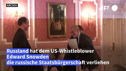 Russland verleiht Edward Snowden die russische Staatsbürgerschaft