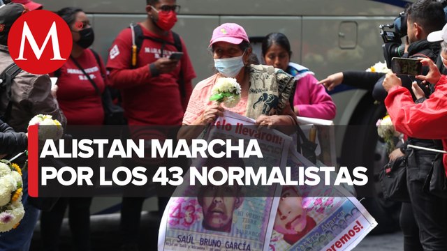Inician las movilizaciones en la CdMx por el aniversario de caso Ayotzinapa
