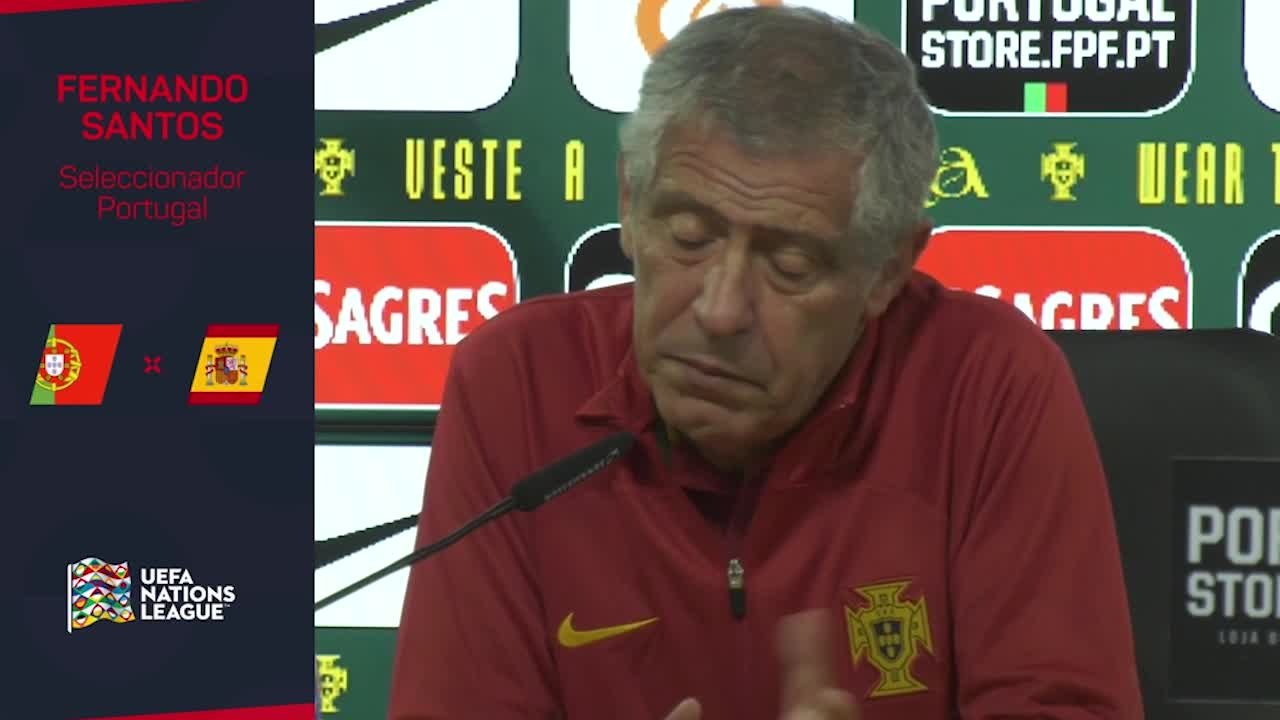 Rueda de prensa de Fernando Santos y Danilo, Nations League