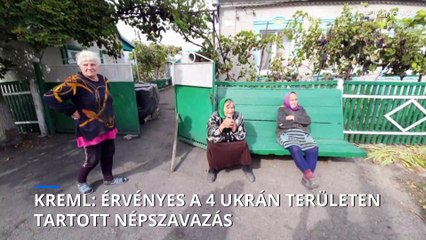 A Kreml szerint érvényes a népszavazás mind a négy ukrán régióban