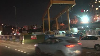 Eyüpsultan'daki İSKİ şantiyesinde vagonlar raydan çıktı: 1 işçi yaralandı