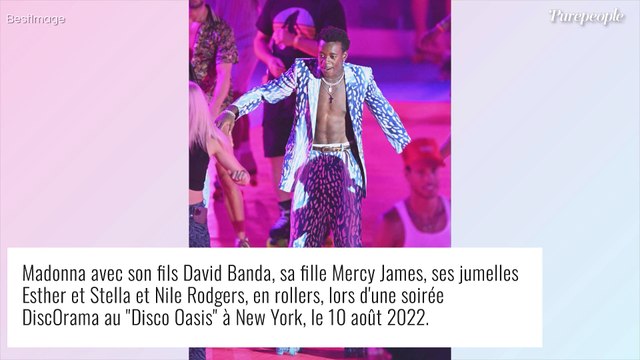 Madonna : Costume à paillette, décolletés et danses lascives... Son fils David et elle déchaînés sur le dancefloor !