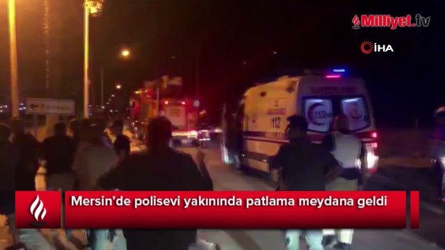 Mersin'de polisevi yakınında patlama