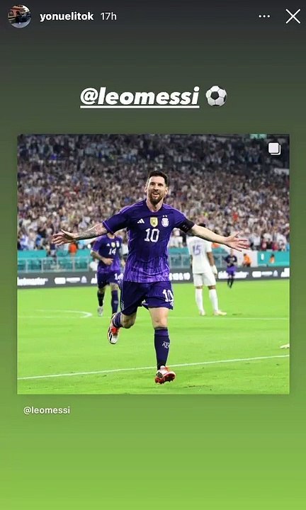 Yonuelito asegura que recibió este mensaje de Lionel Messi