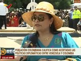 Ciudadanos colombianos manifiestan la importancia de la reapertura de la frontera