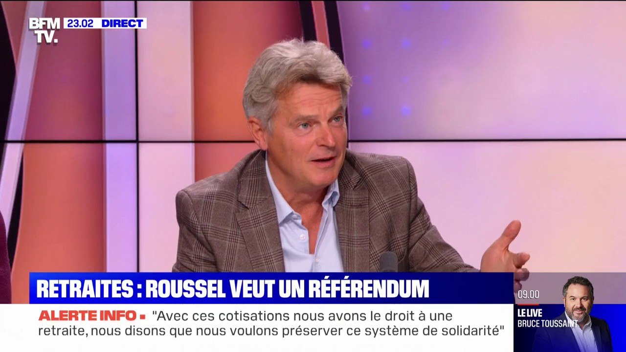 Fabien Roussel: "Notre système de retraites basé sur les cotisations souffre d'abord du chômage, de la précarité de l'emploi et des primes au lieu des salaires"