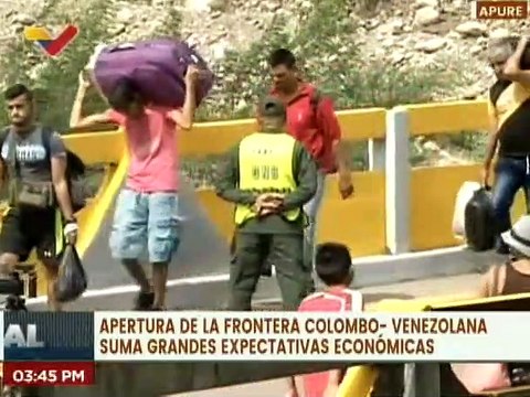 Apertura de la frontera colombo - venezolana fortalecerá el intercambio comercial