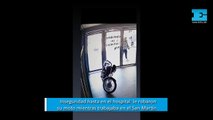 Inseguridad hasta en el hospital le robaron su moto mientras trabajaba en el San Martín