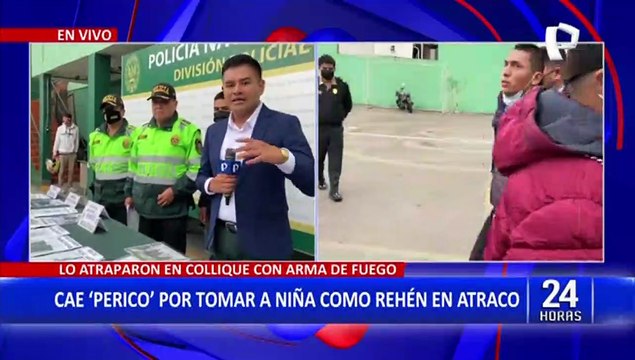 Comas: Capturan a delincuente que había tomado como rehén a una niña para saltar botica