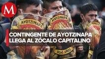 Marcha por los 43 de Ayotzinapa llega al Zócalo de CdMx