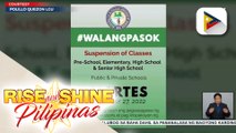 Klase sa mga paaralan sa Polillo, Quezon, suspendido pa rin ngayong araw