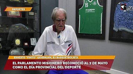 El Parlamento Misionero reconoció al 7 de mayo como el Día Provincial del Deporte