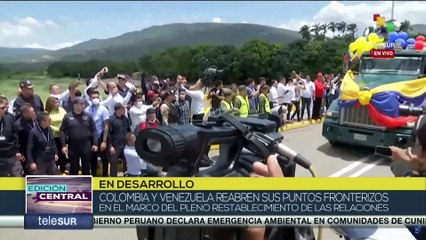 Símbolos de historia y amistad distinguieron jornada de reapertura de frontera colombo-venezolana