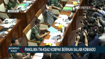 Tepis Isu Keretakan Hubungan, Panglima TNI dan KSAD Kompak Berikan Salam Komando