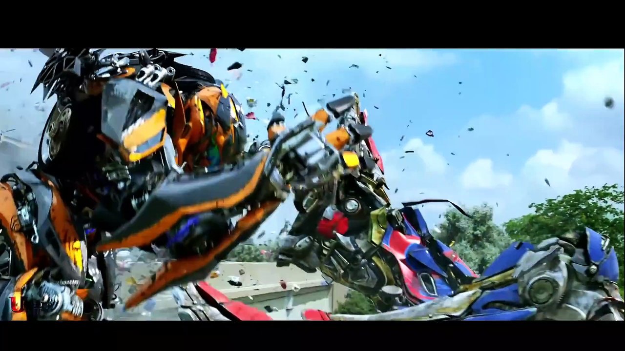 Optimus Prime vs Galvatron & Lockdown -Transformers Age of Extinction