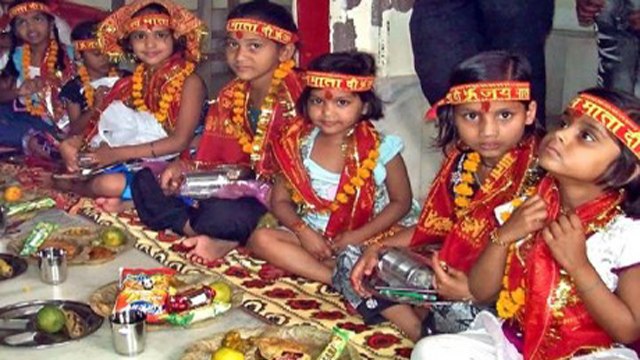 Navratri Navami 2022 : महानवमी कन्या पूजा विधि । Navratri Navami Kanya Puja Vidhi । *Religious