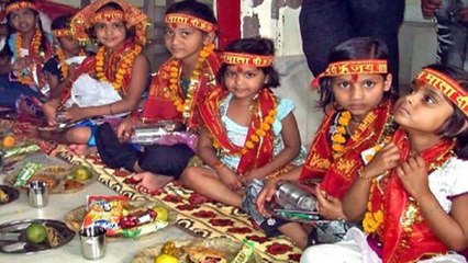 Navratri Navami 2022 : महानवमी कन्या पूजा विधि । Navratri Navami Kanya Puja Vidhi । *Religious