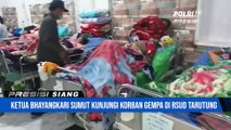 Ketua Bhayangkari Sumatera Utara Bersama Pengurus Kunjungan Korban Gempa di RSUD Tarutug, Tapanuli Utara
