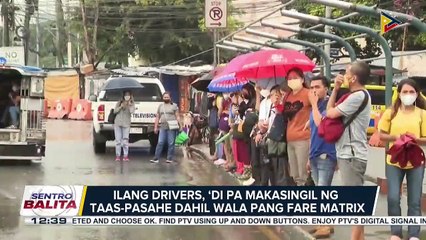 Taas-pasahe sa ilang pampublikong transportasyon, epektibo na