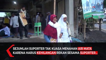 Suporter Gabungan Gelar Salat Ghaib dan Doa Bersama Tragedi Kanjuruhan