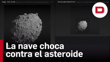 Una nave de la NASA choca contra un asteroide para desviar su trayectoria