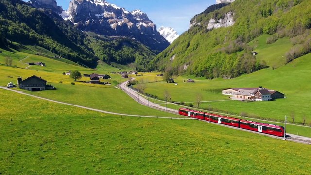 Lauterbrunnen, Switzerland's Most Beautiful Village | Switzerland Stock Videos | No Copyright Video