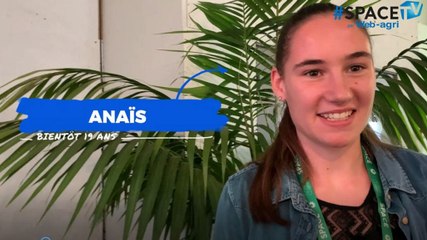 Espace Jeunes Space 2022 − Anaïs, 19 ans : « Produire du lait en gérant la conjoncture et l'environnement »