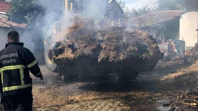 Bin 500 saman balyası kül oldu
