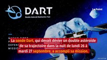 La sonde Dart de la Nasa percute délibérément un astéroïde, une première !