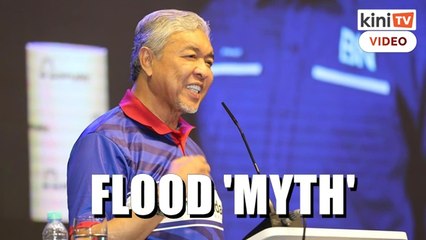 Zahid: Harapan spinning flood 'myth' to avoid GE15