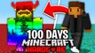 I Spent 100 Days SHAPE SHIFTING in HARDCORE Minecraft...