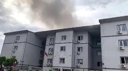 Son dakika haber! Büyükçekmece Adliyesi'nde yangın paniği, bina tahliye edildi