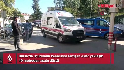 Uçurumda esrarengiz olay! Erkek öldü, kadın ağır yaralı