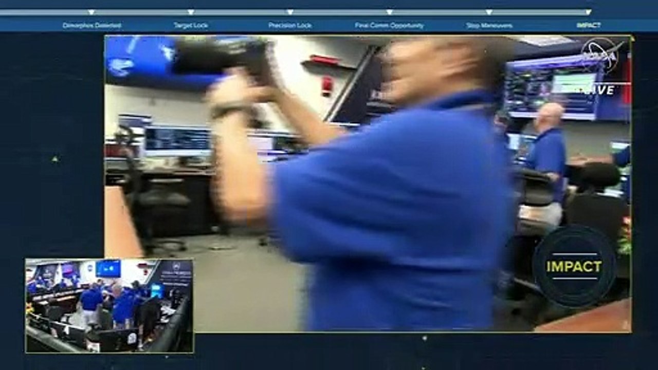 Nasa-Sonde rast bei spektakulärem Experiment in einen Asteroiden