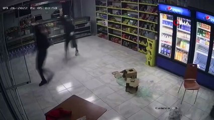 Hastane kantininde silahlı soygun