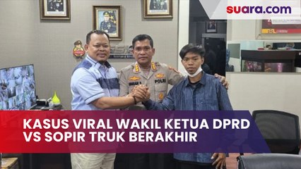 Mediasi, Kasus Viral Wakil Ketua DPRD vs Sopir Truk Berakhir Damai