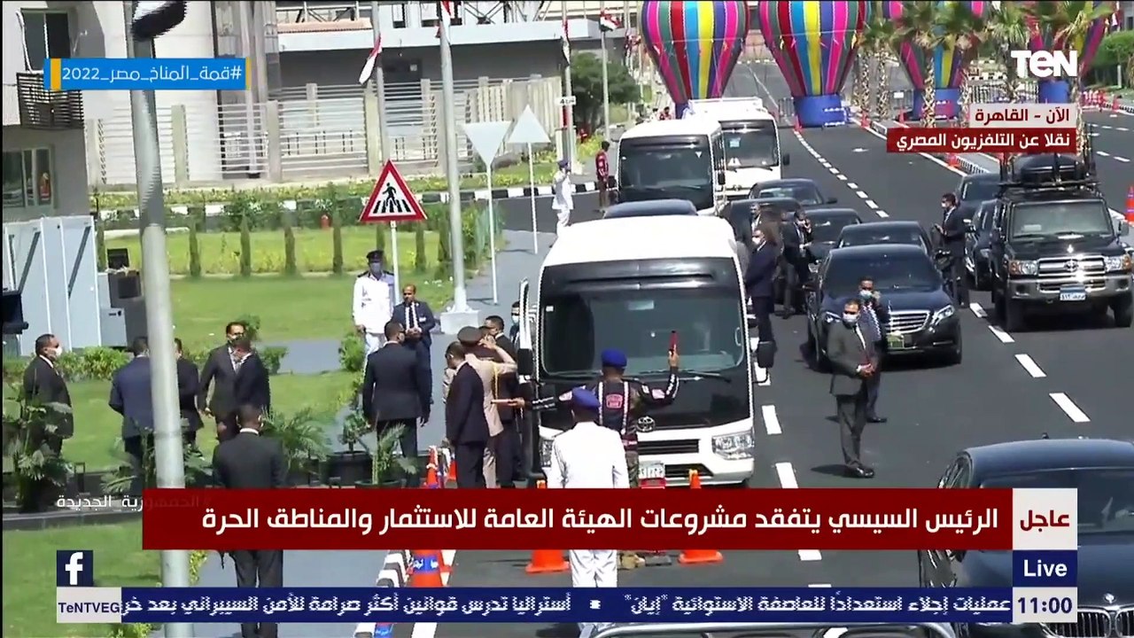 جولة تفقدية للرئيس السيسي خلال افتتاح عدد من المشروعات القومية