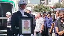 Şehit polis memuru Sedat Gezer için cenaze töreni düzenlendi