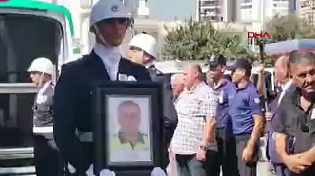 Şehit polis memuru Sedat Gezer için cenaze töreni düzenlendi