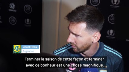 Messi : “Nous devons continuer à grandir”