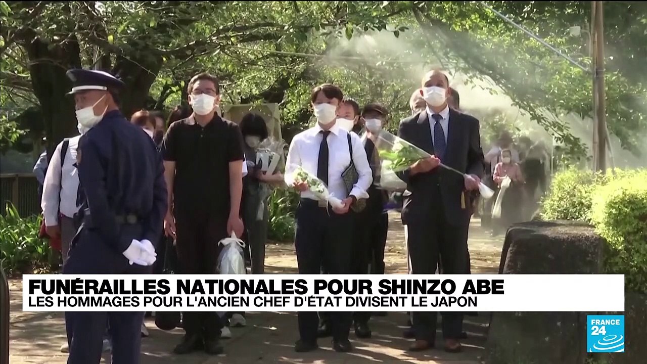 Funérailles de Shinzo Abe : "Des bousculades entre manifestants et policiers"